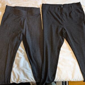 American Eagle Outfitters And Talbots Dark Gray Leggings